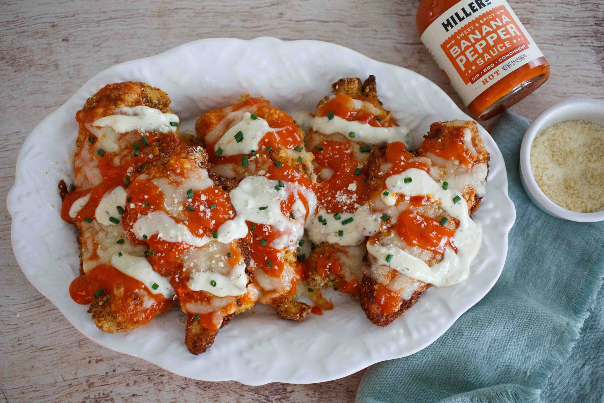 Spicy Buffalo Chicken Parmesan