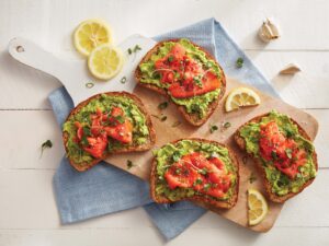 smoked salmon avocado toast