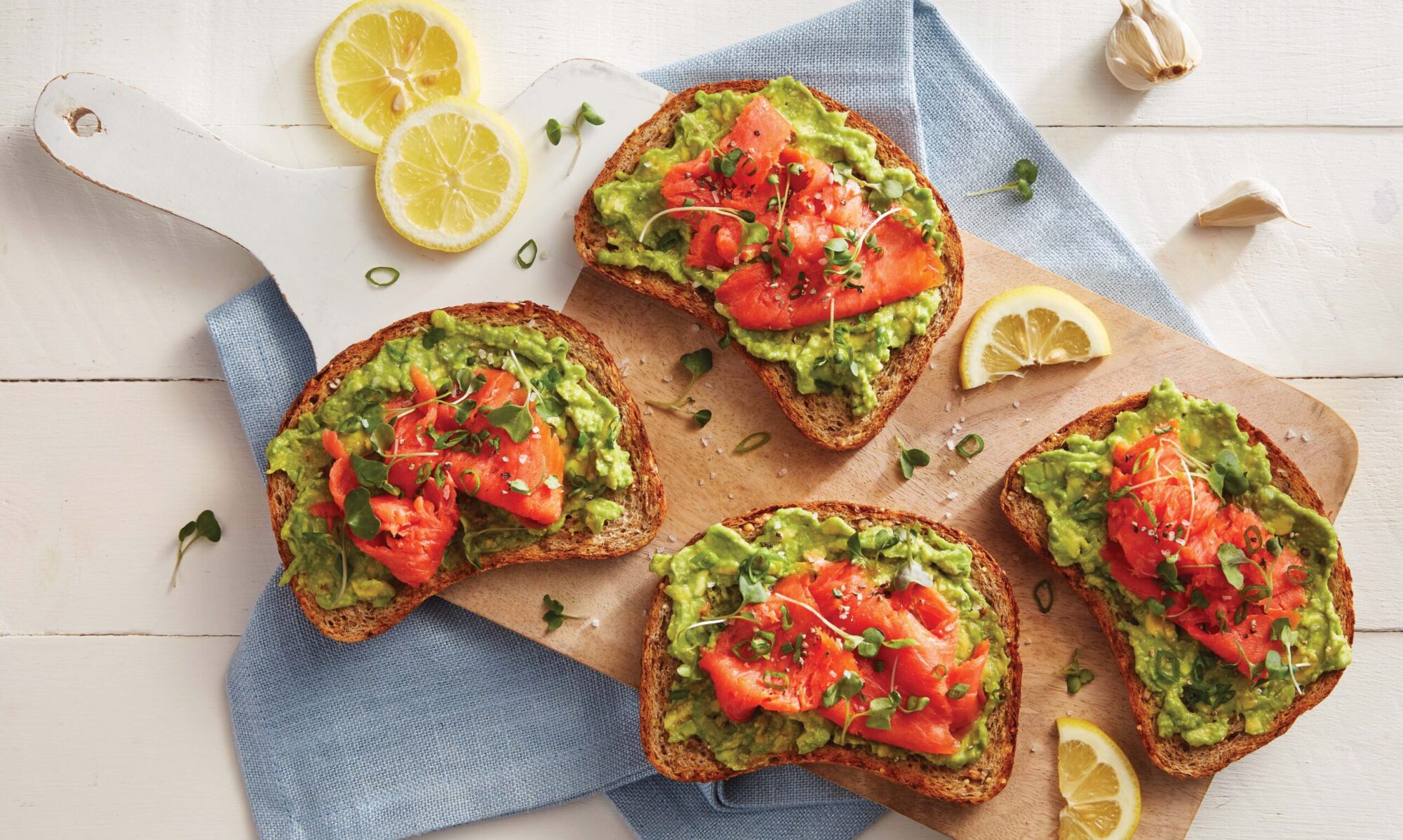 smoked salmon avocado toast