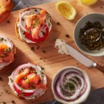 smoked salmon bagels